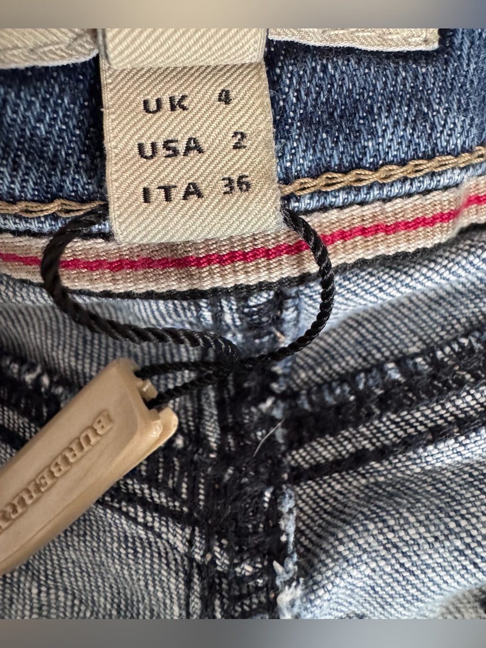 Burberry Dark Blue Denim Women's Shorts - Picture 4 of 12